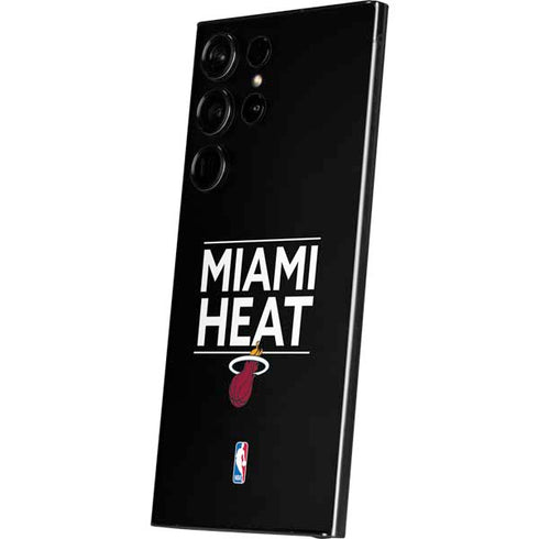NBA Miami Heat Standard - Black Galaxy S25 Ultra Skin